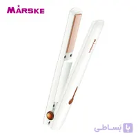 اتو موی برقی MARSKE MS-5633، اتو موی کوچک و قابل حمل دو کاره، فر و صاف کننده، بدون آسیب