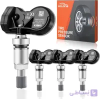 سنسورهای فشار باد تایر چند پروتکلی TPMS مناسب برای BMW با سیستم مانیتورینگ فشار باد تایر Snap-in با فرکانس‌های 315 و 433 مگاهرتز، جایگزین 36236781847، 36236779490، 36106877934، بسته 4 عددی RDE008