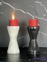 جاشمعی و جاوارمر سنگی(جا شمعی/جاشمعی) مدل ONO50302(هدیه تولد _هدیه روز مادر_ هدیه روز زن-جهیزیه عروس _هدیه منزل نو_ست مدیریتی_هدیه شیک_هدیه ارزان)