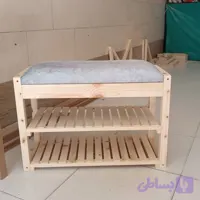 جاکفشی چوبی دست‌ساز سوینk372