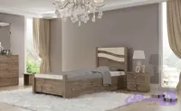 تخت خواب یکنفره مدل موج