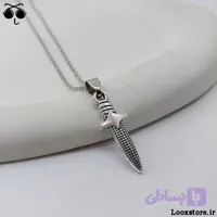 گردنبند چاقو کوچک مدل دار