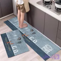 ست جلوی سینکی جنس رویه مخمل پشت پی وی سی سایز 120 در 50 و 70 در50