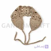هدبند دستبافت زنانه مدل گل – کد G345