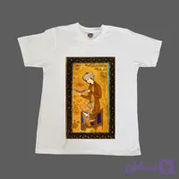 تیشرت طرح نگار گری رضا عباسی