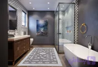 پادری گلیمی ترک طوسی 60×100