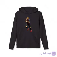 هودی سیاه طرح سوارز کد 031
