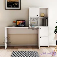 میزتحریر مدل پندار دو سفید میزون چوب