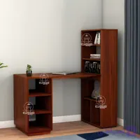 میز تحریر مدل شکیب یک قهوه ای میزون چوب
