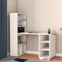 میز تحریر مدل شکیب دو سفید میزون چوب