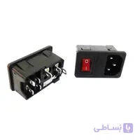 سوکت مادگی پاور کلید دار