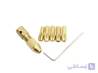 ست سه نظام پنج سر با قطر شافت 3.17mm و سایز مته 0.8 تا 3mm