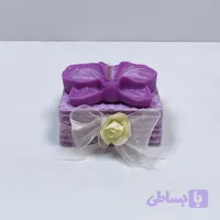شمع لایه لایه ای با طرح گل ارکیده