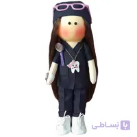 عروسک مدل روسی طرح خانم دکتر داروساز کد dg-22 ارتفاع 30 سانتیمتر