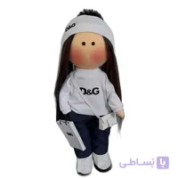 عروسک مدل روسی طرح دختر ساکدار کد dg008-5 ارتفاع ۳۰ سانتی متر