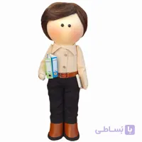 عروسک روسی طرح حسابدار آقا کد d0211 ارتفاع ۳۰ سانتیمتر