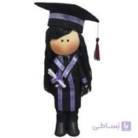 عروسک مدل روسی طرح دختر کد dg-007 ارتفاع ۳۰ سانتی متر