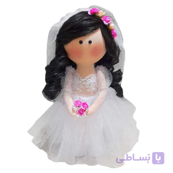 عروسک طرح روسی مدل عروس کد dg01 ارتفاع 30 سانتی متر