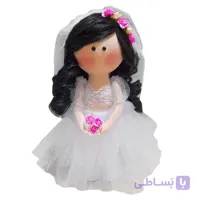 عروسک طرح روسی مدل عروس کد dg01 ارتفاع 30 سانتی متر
