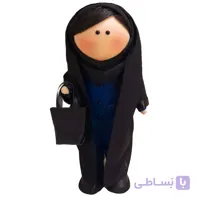 عروسک مدل روسی طرح خانم وکیل کد dg-101 ارتفاع ۳۰ سانتی متر