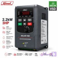 اینورتر پمپ خورشیدی هیمل 2.2 کیلووات 3 اسب HIMEL HAVSO2S0022GSM