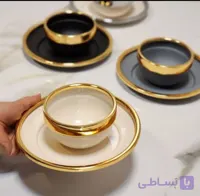 پیاله و پیشدستی فلزی