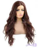 کلاه گیس زنانه کدMEDUSA80-8B با موی مصنوعی رنگ ماهگونی مدل مدوسا