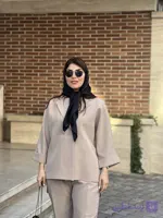 ست کت و شلوار کرب لمه