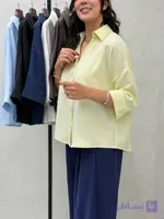 شوميز يقه ٧ پشت پيلى
