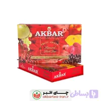 چای اکبر کادویی 8 طعم چای میوه‌ای (80عددی)