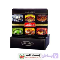 چای اکبر کادویی 6طعم(60عددی)
