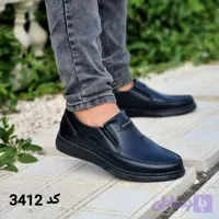 حراجییی کفش مجلسی و طبی مردانه مدل جدید رنگ مشکی کد3412