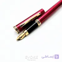 خودنویس خطاطی فلزی قرمز /کاتریجی