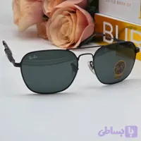 عینک آفتابی ریبن پلاریزه چهارگوش مشکی