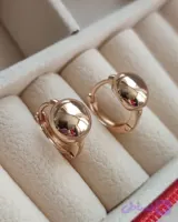 گوشواره حلقه ای آینه ای الیسا ژوپینگ