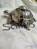 قندان و شکلات خوری سالینو مدل لاک پشت نقره ای S-124