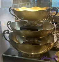 میوه خوری هندی تمام برنج بزرگ ریور مدل برگ کد 003