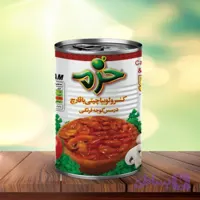کنسرو لوبیا با قارچ خرم