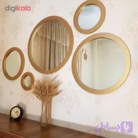 آینه دکوراتیو مدل 5Cii،آینه گرد ۵ عددی،آینه دکوراتیو گرد