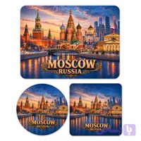مگنت یخچال مسکو روسیه؛ یادگاری سفر با طرح جاذبه‌های شهر Moscow