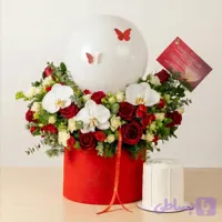 باکس گل و کیک ارزان مدل نوا
