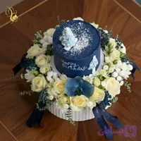 گل و کیک برای تولد همسر مدل آیراد