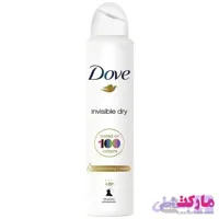 اسپری دئودورانت داو زنانه مدل Invisible dry حجم 250 میل