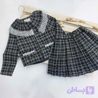 کت و دامن دخترانه پاپیون