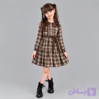 پیراهن دخترانه شکلات
