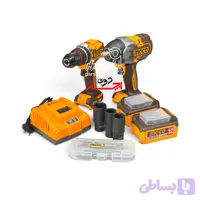 ست ابزار شارژی 2 عددی اینکو مدل COSLI250586