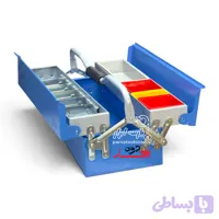 جعبه ابزار شاهرخ مدل LBG501 طبقاتی 50 سانت 2 طبقه