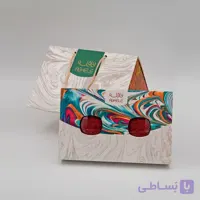 پک زعفران کادویی سوپر نگین 6 گرمی در ظرف خاتم (کد 322)