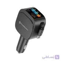 شارژر فندکی پاورولوژی مدل Powerology VoltMax 130W Pro