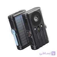 پاوربانک خورشیدی 20000 پاورولوژی مدل Powerology Helio Lux PPBCHAW53BK